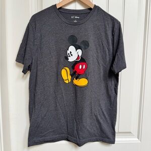 Gap x Disney Charcol Grey Mickey Mouse T-Shirt. Size M
